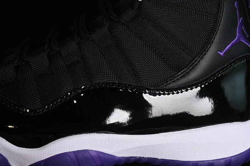 All categories Air Jordan Jordan series basketball shoes Air Jordan 11 Air Jordan 11 Retro AJ11 Joe 11 patent leather black and purple CT8812-999